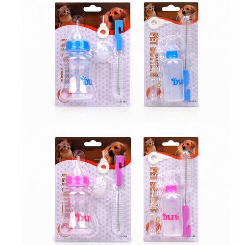New Convenient Feeding Nursing Bottle Nipple Brush Kit for Pet Dog Puppy Cat Kitten Dog Bottle Pet Products