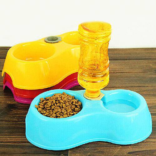 Automatic Pet Drinker Dog Kitten Bowls Water Bottles Liftable Bowl Dispenser Bowl for Puppy Universal dog Drinker Feeder