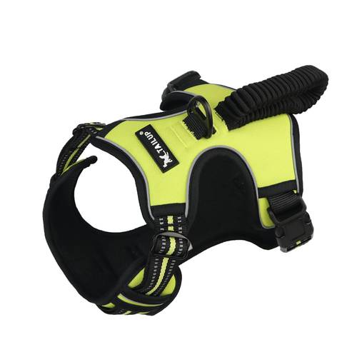 1000D Oxford Cloth Dog Harness with Elastic Handle Adjustable Dog Vest Walk Harnesses for Medium and Large Dogs German Shepherd
