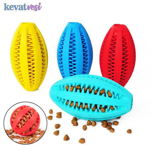 Soft Pet Dog Toy Rubber Dog Ball Toy Elasticity Interactive Toothclean Dog Chew Toys Puppy Small Medium Large Dogs Pet Supplies