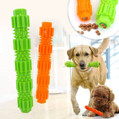 Soft Dog Chew Toy Rubber Pet Dog Teeth Cleaning Toy Aggressive Chewers Food Treat Dispensing Toy for Puppy Small Dog Accessories