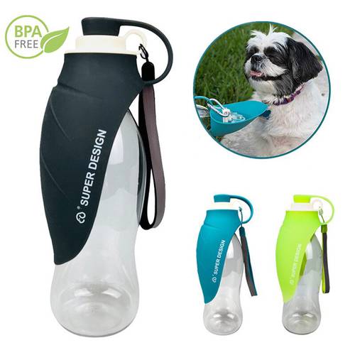Portable Pet Dog Water Bottle Travel Drinking Water Feeder Bowl for Small Large Dogs Outdoor Pet Cat Products