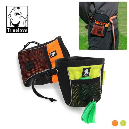 Truelove Portable Travel Dog Accessories bag Reflective Pet Training Clip-on Pouch Bag Easy Storage belt bag Poop Bag Dispenser