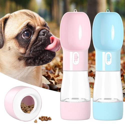 Portable Pet Dog Water Bottle For Dogs Multifunction Dog Water Food Feeder Drinking Bowl Puppy Cat Water Dispenser Pet Products