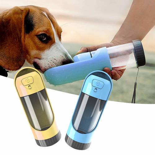 Pet Dog Water Bottle Dispenser for Walking and Traveling Portable Water Bottle Retractable & Leak-Proof Dog Cat Drinking Bottle