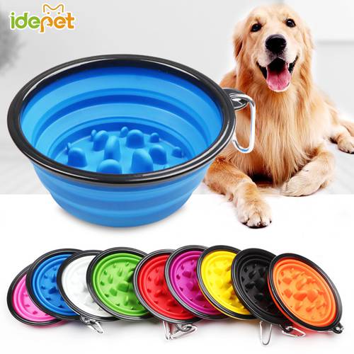 Pet Soft Dog Bowl Folding Travel Bowl For Dog Portable Collapsible Folding Dog Bowl for Pet Cat Food Water Feeding 45