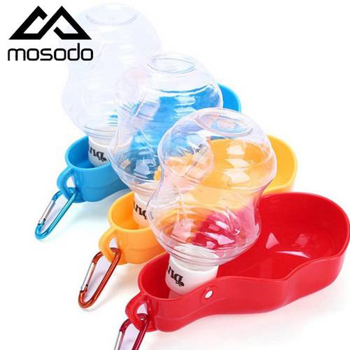 Mosodo Dog Water Bottle Bowl Travel Portable Pet Bottles No Spill Cat Drinking Cup Outdoor Sport Folding Drink Dispenser