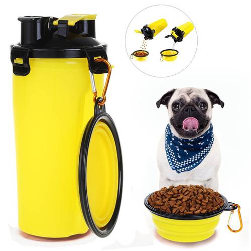 FELBIFSLI Non-mechanized pet waterers in the nature of portable water and fluid dispensers for pets Travel Pet Water Bottle