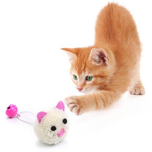 Cat toys False Mouse Pet Cat Toys Mini Funny Playing Toys For Cats with Bell Plush Mini Mouse Toys Interactive Cat Teaser Toy