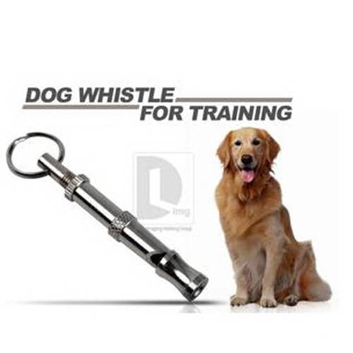 Stainless Steel Puppy Dog Whistle Key Chain Whistle Pet New Dog Training Adjustable Ultrasonic Sound Pet Products