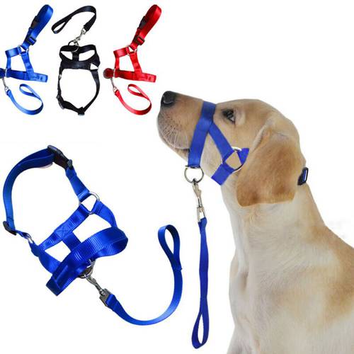 Dog Pet Head Collar Gentle HLeash Leader No Pull Straps for Training Dogs Pet Dog Head HHalti Training Collar