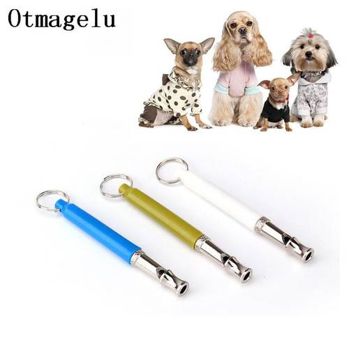 Adjustable Pet Dogs Training Whistle With Rope Behavior Training Ultrasonic Sound Flute Pet Discipline Silent Control Tools