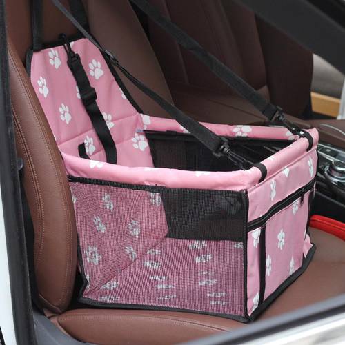 Pet Puppy Dog Carrier Dog Seat Car Basket Breathable Waterproof Cage Booster Safe Foldable Pet Car Seat Bag Durable Pet Products