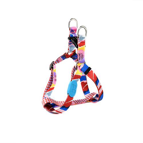 Profusion Series Pet Dog Harness Collar Printed Colorful Chest Back Adjustable Soft Durable Dogs Harnesses for Small Medium Dogs