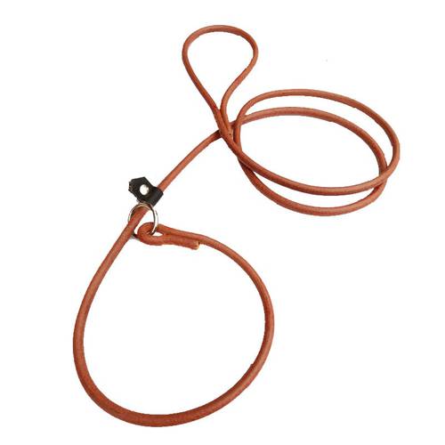 Real Leather P Chain puppy small Dog Leash Slip Collar pet Walking Lead Genuine Leather Dog Traction Rope For small Dogs