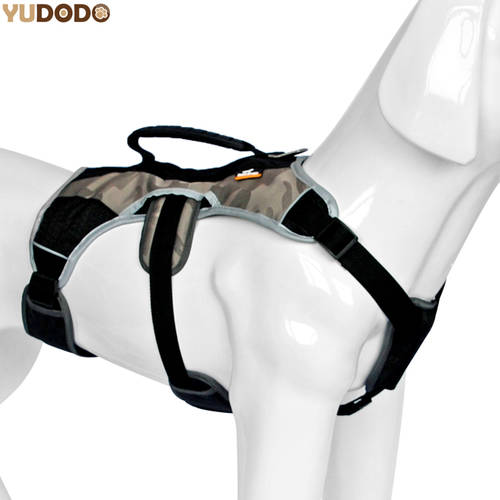 Professional Nylon Large Dog Training Vest Harness Outdoor Safety Reflective Pet Chest Strap Adjustable Quick Control Harnesses