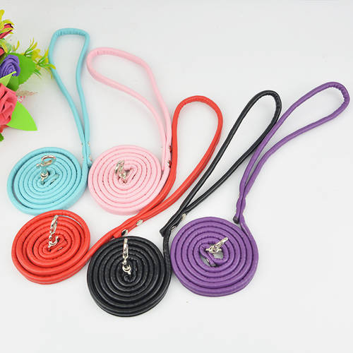 New Pu Leather Soft Leashes Leads for Small Dog Pet Cat