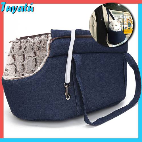 Pets Carrier for Cat Carrying bag for Cat Backpack for Cats Panier Handbag Plush Travel Small Dog Puppy Bag Bed Pet Products