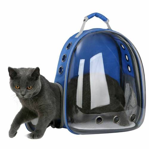 Breathable Pet Cat Carrier Dog Transparent Capsule Bag Portable Pet Cat Puppy Space Backpack Carrier Outdoor Travel Bag