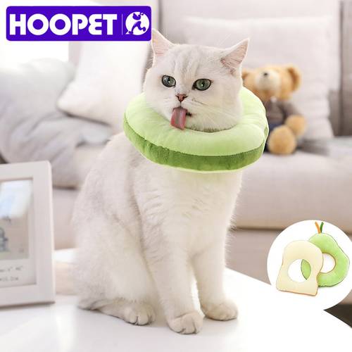 HOOPET Pet Cat Dogs Health Recovery Collar Elizabethan Cotton Filling Collars Protective E- Collar for Dog and Cat Supplies