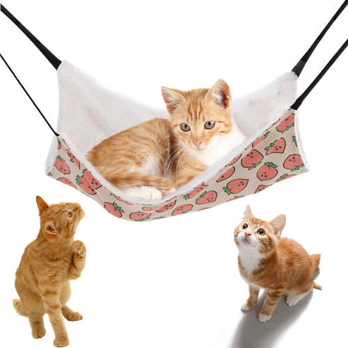 XXL XL Soft Comfortable Cat Hammock Pet Bed For Cat Sleeping Bed Breathable Double-sided Available Warm Cat Bed Mat Pet Supplies