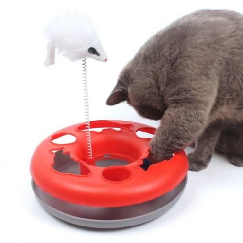 Toys For Cats Pet Toy Plastic Solid Mice Mouse Toys Cat Training Toy Interactive Pets Games Cats Supplies Pet Products ZK0001