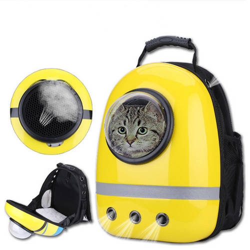 Pet Dog Novelty Solid Breathable Backpacks Outdoor Travel Carrier Space Capsule Bag For Small Dogs CatsPB730