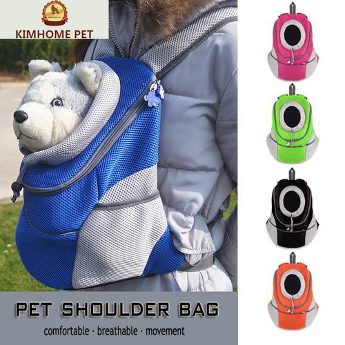Dog Bags For Small Dogs Breathable Shoulder Puppy Backpack Portable Travel Pet Carrier Bag For Medium Dogs Cats M-XL