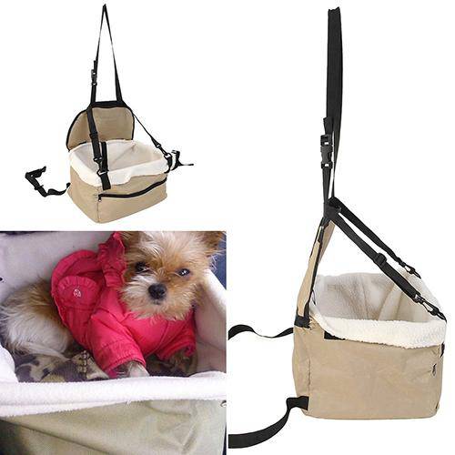 Soft Pet Dog Cats Car Seat Travel Folding Puppy Kitty Portable Carrier Basket Washing Booster Seats Carrier With Safety Leash
