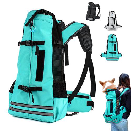 Light Pet Carrier Backpack Outdoor Dog Cat Carrier Carrying Bag Breathabl Portable Dog Sport Bag For Bulldog Chihuahua Traveling