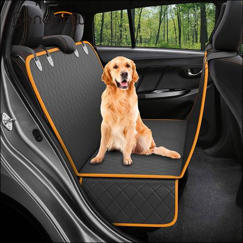 Benepaw Durable Dog Car Seat Cover Waterproof Scratchproof Nonslip Pet Seat Cover Backseat Protection Easy To Clean Fit All Cars