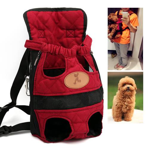 Pet supplies cat and dog out backpack pet chest bag portable kangaroo mother bag