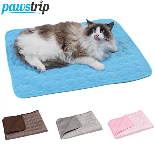 5 Size Pet Dog Mat Cooling Dog Bed Cat Blanket Breathable Dog Bed Washable Cat Bed For Small Medium Large Dogs pet supplies