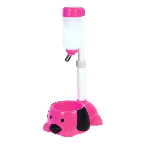 Pet Automatic Water Drinker Dispenser Food Stand Hamster Feeder Dish Bowl Bottle Dogs Puppy Cats