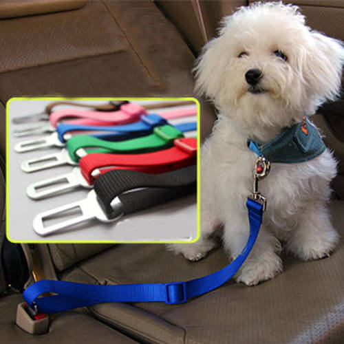 Adjustable Universal Practical Dog Cat Pet Safety Car Seat Belt Harness Leash Travel Clip Strap Lead Car Seat Belt