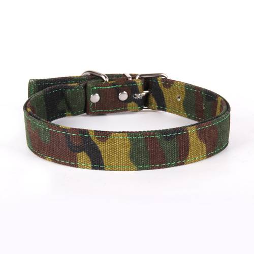 Hot Sale Fahsion Nylon Clothes Camouflage Dog Collar Adjustable Puppy Cat Collar for Medium Big Dogs Pet Supplies Accessories