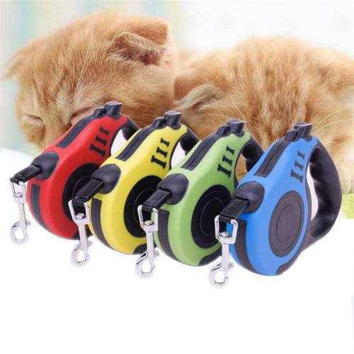 Automatic Retractable Dog Leash Cat Leash Pet Walking Training Cat Belt Small Dog Pet Supplies Nylon Wear-resistant
