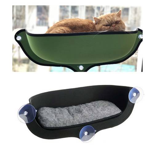 Window Mount Cat Hammock Bed With Sucker Soft Sofa Lounger Bed Comfortable Window Bed Small Pet Hanging Shelf Seat Pet Supplies