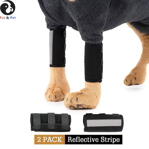 Dog Canine Front Leg Brace Paw Compression Wraps With Protects Wounds Brace Heals and Prevents Injuries Sprains Wounds Healing