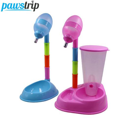 Pawstrip Automatic Pet Feeder Detachable Dog Water Dispenser Stand Feeder Dog Food Bowl Puppy Dish Food Container