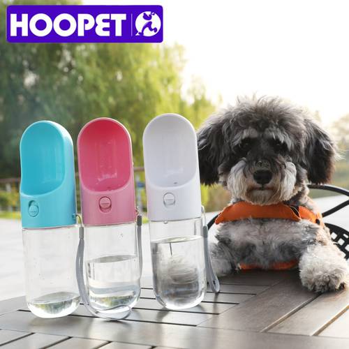 HOOPET Pet Dog Water Bottle For Small Large Dogs Travel Puppy Cat Drinking Bowl Outdoor Pet Water Dispenser Feeder Pet Product
