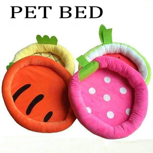 Pet Kennel Cat Bed for Dogs Nest Fruit Dog Bed Kennel Puppy Sleep Bag Mat Cat&39s House Mat Creative Dog Blanket French Bulldog