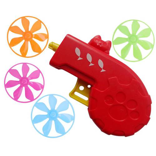 1Pc Flying Disc Saucer Launcher Cat Fetch Toy Chasing Game Toy Interplay Exercising Toy