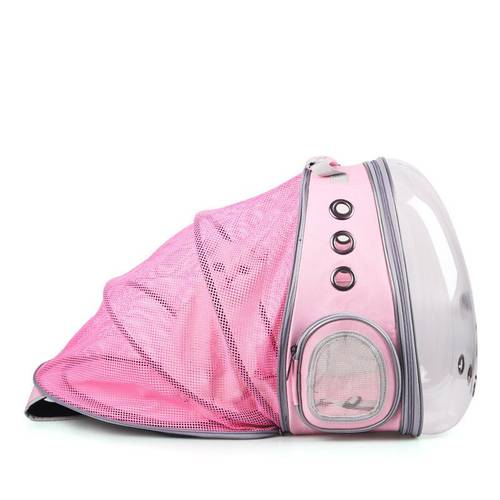Breathable Pet Cat Backpack Transparent Space Capsule Small Pet Carrying Cage Outdoor Traveler Puppy Kitten Expand Space Carrier