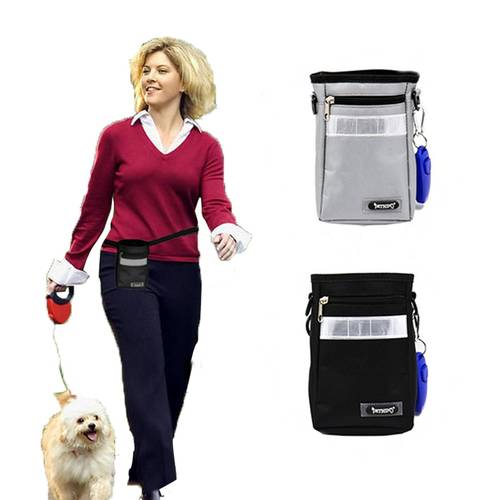 Pet Dog Walking Food Training Snack Bag Multi-function Pocket Waist Bags for going out Travelling Portable Training Food Bag
