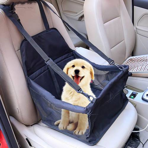 New Travel Dog Car Seat Cover Folding Hammock Pet Dog Car Carrier Seat Bag Waterproof Basket Pet Safety Mesh Bag For Cat Dogs