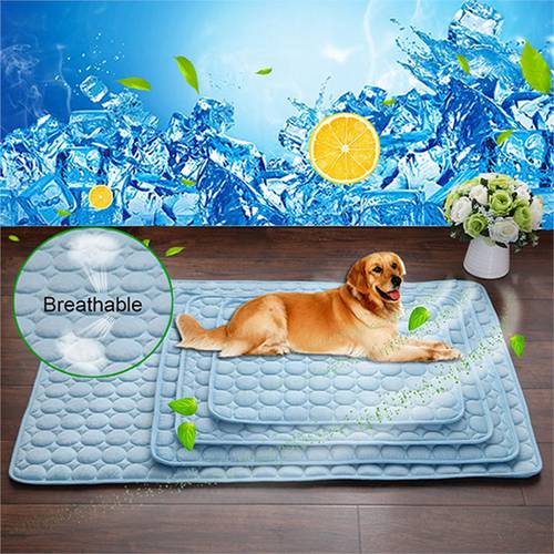 Summer Cooling Dog Mat For Dogs Cat Car Blanket Sofa Breathable Pet Dog Pad Mat Bed Summer Washable For Small Medium Large Dogs