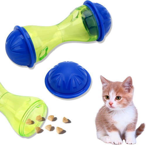 Pet Training Exercise Fun Bowl Pet Dog Fun Bowl Feeder Pets Leakage Food Ball Plastic Cat Feeding Toys Dog Food Dispenser