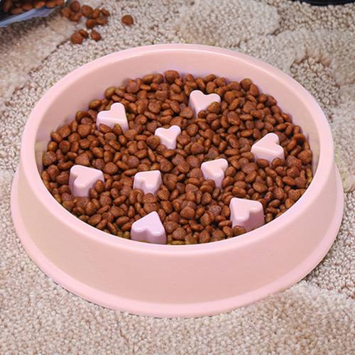 Slow Feeder Dog Bowl Eating Interactive Down Feed Large Feed Pet Bloat Stop