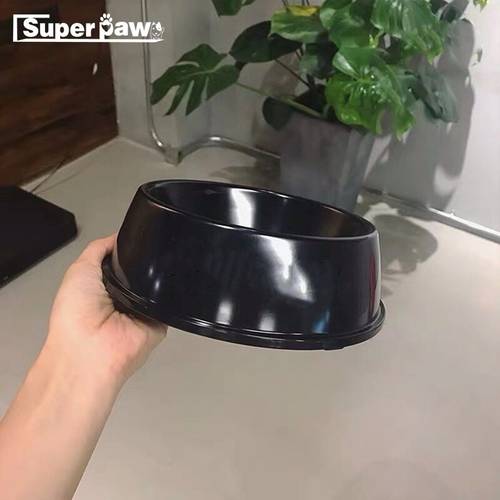 Fashion Food Grade Plastic Pet Bowl Feeding Water Fountain Puppy Food Feeder Pets Cat Dogs Bowls Pet Supplies Dropshipping ZLD11